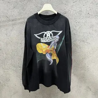 Make Old Tops Mechanical Ji Letter Printing 280g Pure Cotton Fabric Heavy Washing Tee New Vintage Outdoor Long T-shirt for Men