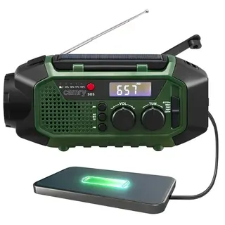 Mocne Radio Awaryjne z Latarką Dynamo Solar Powerbank 4000mAh Bluetooth