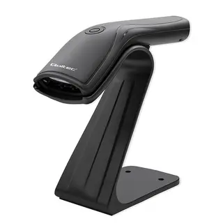 Qoltec Skaner czytnik kodów kreskowych + stojak na skaner | 1D | USB