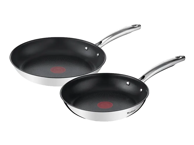 Zestaw patelni TEFAL G732S234 Srebrno-czarny