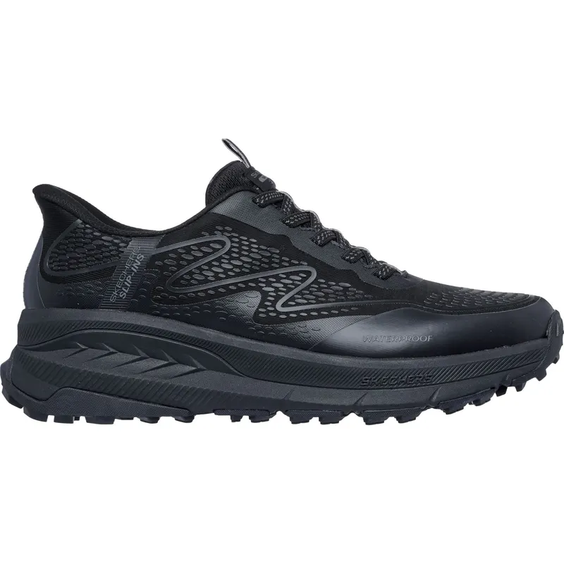 Skechers Switch Back - Welch Creek, buty outdoorowe, męskie, czarne