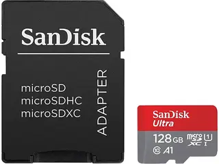 Karta pamięci SANDISK Ultra Android microSDXC 128 GB 140 MB/s A1 C10 UHS-I SDSQUAB-128G-GN6MA