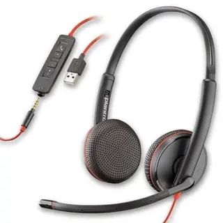 Słuchawki nauszne z mikrofonem CALL CENTER C3225 USB A JACK 3.5mn DSP