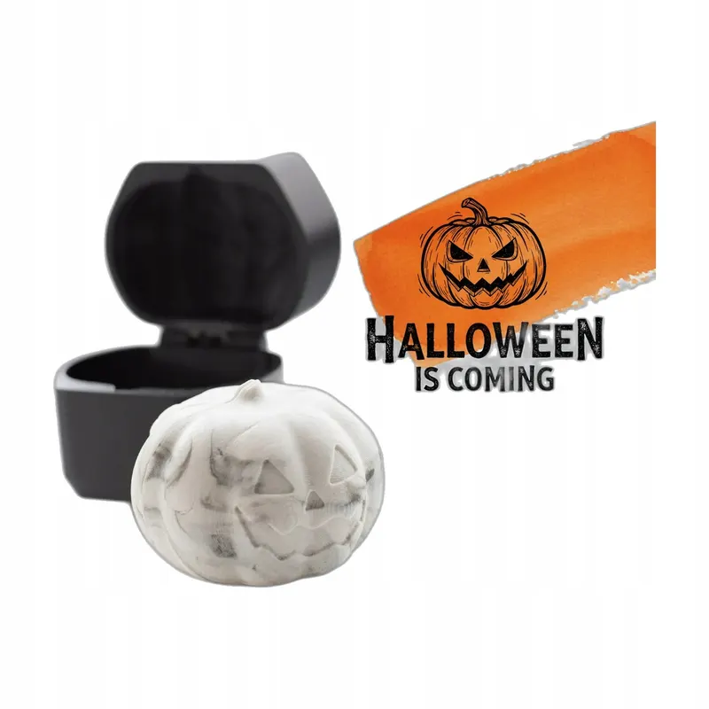 Forma do tworzenia dekoracji Halloween - dynia z uchwytem