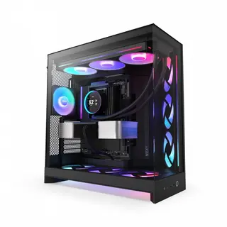 NZXT Obudowa NZXT H9 FLOW RGB (2025) z oknem czarna
