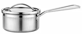 Rondel Vcasa Velora 16Cm Stal 304 Tri-Ply Indukcja Pokrywka Odcedzanie 1,5L