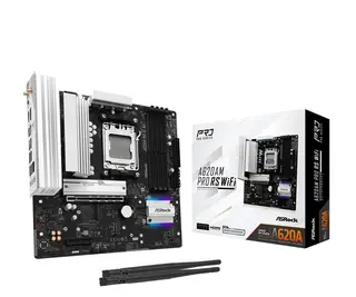 ASRock Płyta główna A620AM PRO RS WIFI AM5 4DDR5 HDMI/DP M.2 mATX