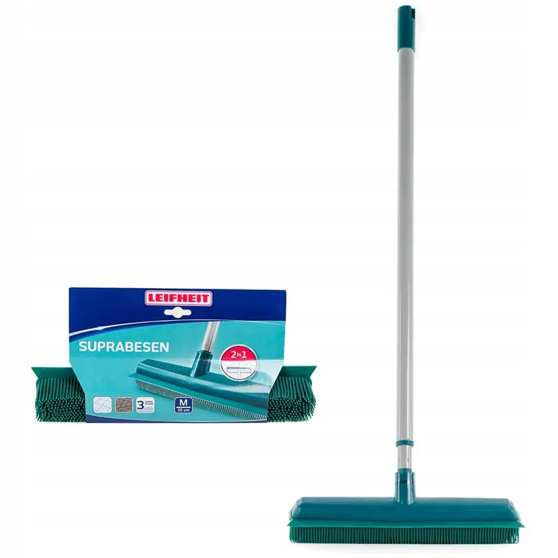Szczotka do podłogi LEIFHEIT Supra 56415 wielofunkcyjna manualna 35cm 140cm
