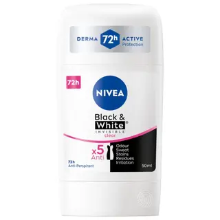 NIVEA Black & White Clear Antyperspirant Stick 50ml