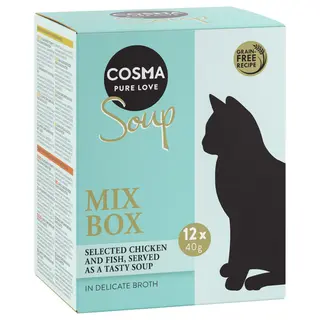 Cosma Soup, 12 x 40 g  Pakiet mieszany