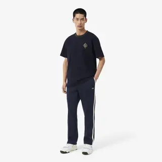 Lacoste Spodnie Dresowe Made In France Granatowe Męskie Granatowy