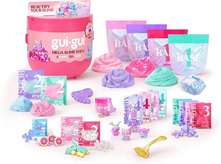 Duży Zestaw Gui Gui Slime z figurkami Zestaw Kreatywny Masa Plastyczna