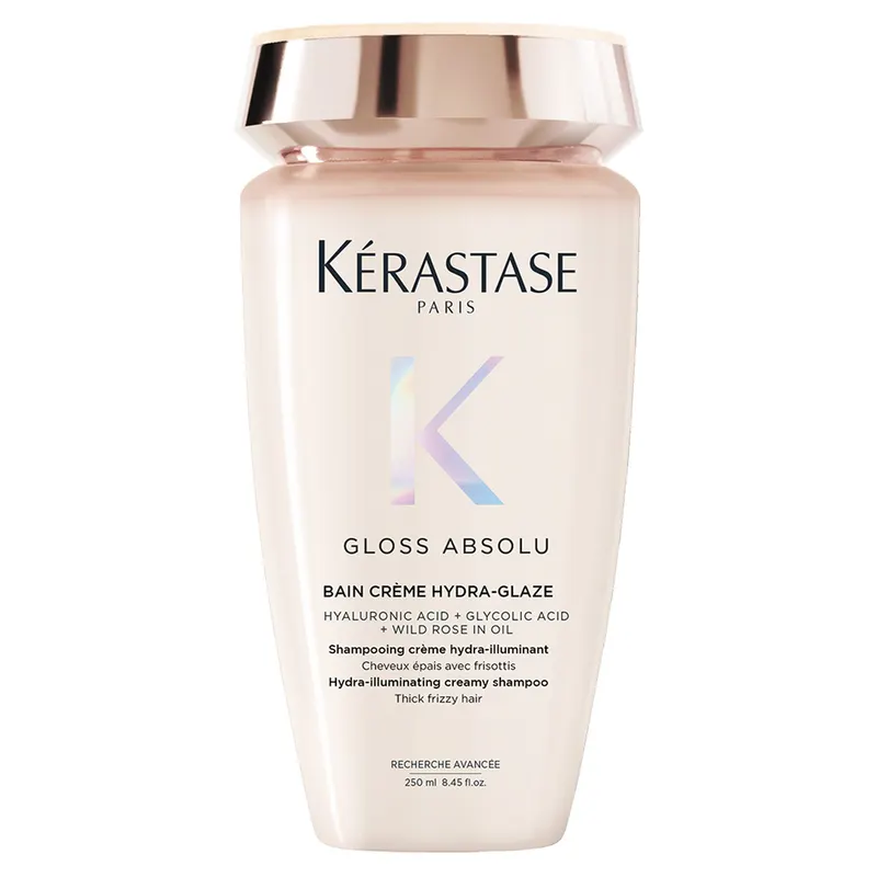 Kerastase Gloss Absolu Bain Crème Hydra-Glaze Szampon do Włosów Grubych z Tendencją do Puszenia 250ml