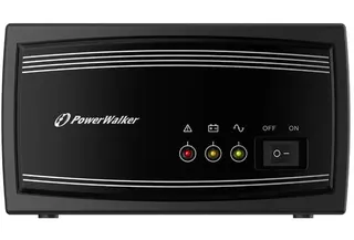 PowerWalker Zasilacz INVERTER 650VA ŁADOWARKA 15A, CZYSTA FALA SINUSOIDALNA (BEZ AKUMULATORÓW)