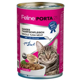 Feline Porta 21, 6 x 400 g - Tuńczyk z krewetkami
