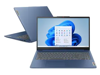 Laptop LENOVO IdeaPad Slim 3 15AMN8 FHD / AMD Ryzen™ 30 8 GB RAM 512 SSD Radeon™ 610M Windows 11 Home Niebieski