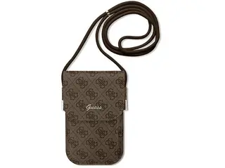 Torba GUESS 4G Metal Script Logo na smartfona Brązowy GUOWBP4SNSW
