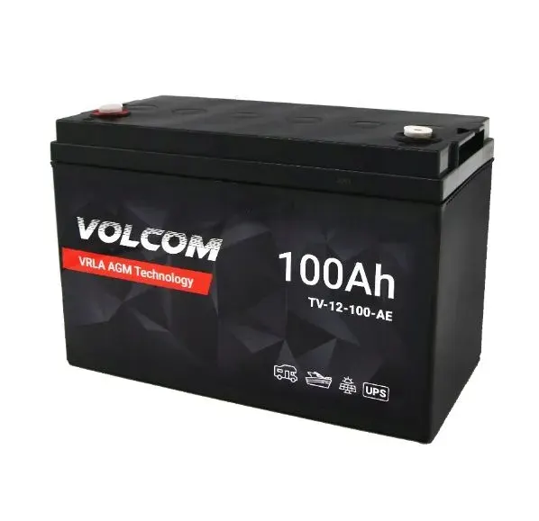 AKUMULATOR do zasilania awaryjnego UPS AGM Volcom 12V 100ah bezobsługowy