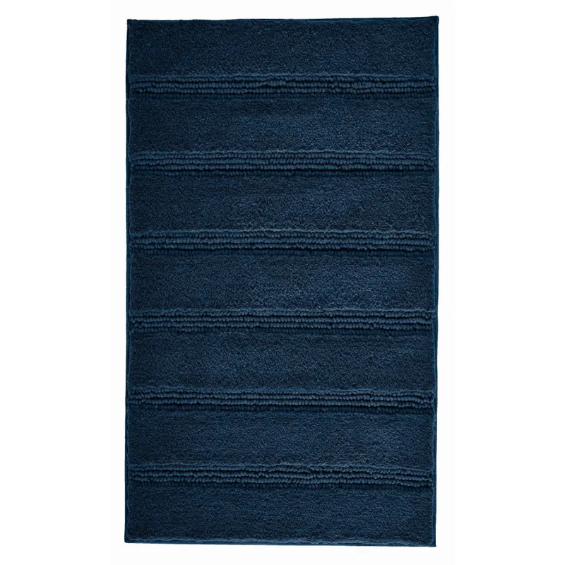Kleine wolke monrovia dywanik łazienkowy granatowy 70x120 cm gęste runo