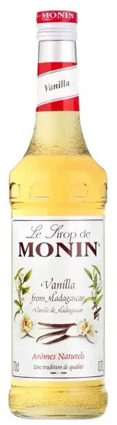 Monin Syrop smakowy barmański Wanilia z Madagaskaru 700 ml do kawy Vanilla