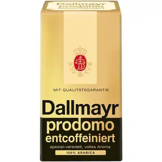 Kawa Mielona Bezkofeinowa Dallmayr Prodomo Entcoffeiniert Bez Kofeiny 500g
