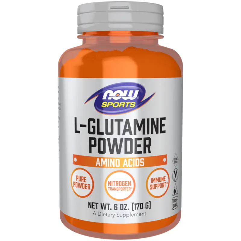 Aminokwasy Glutamina Now Sports L-Glutamina proszek 170g