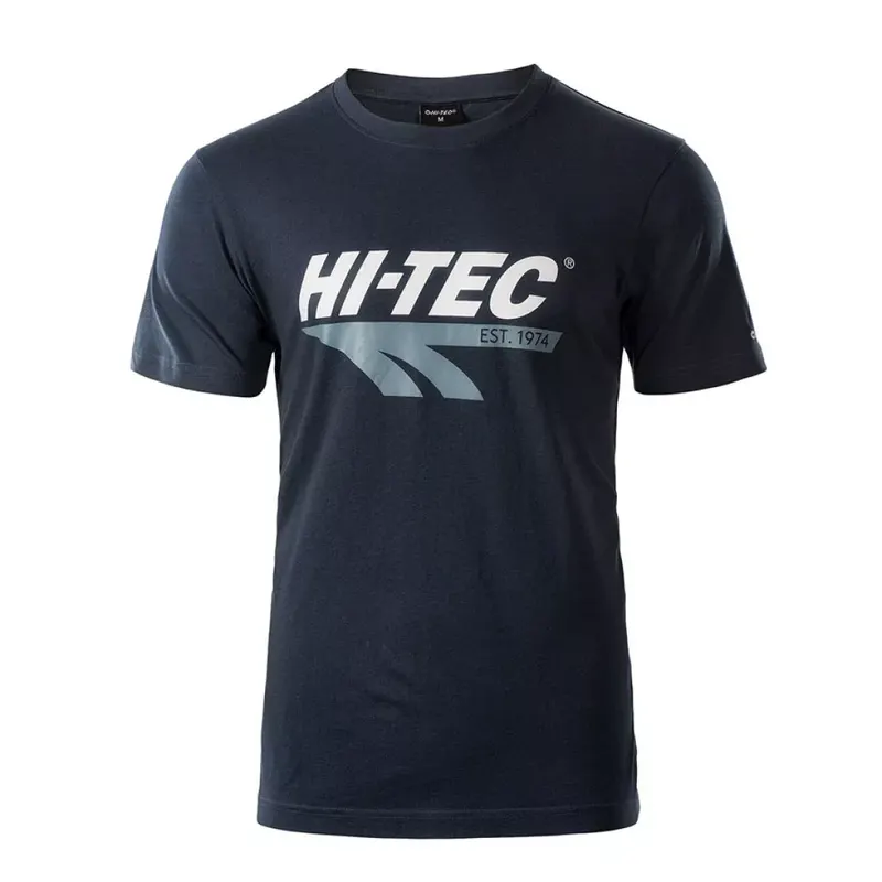 Koszulka męska Hi-Tec Retro - granatowa, Rozmiar L