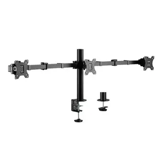 LogiLink Uchwyt na 3 monitory,17 -27 cali, ramie 380mm,3x7kg