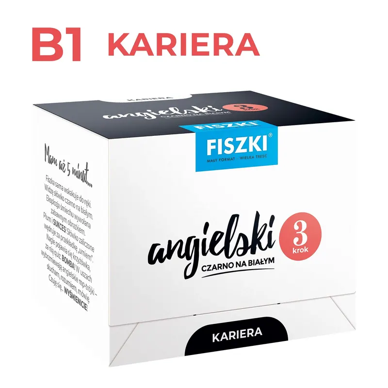 FISZKI - język angielski - Kariera - krok 3 (poziom B1)