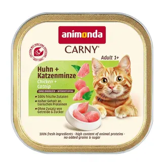 ANIMONDA Carny Adult Kurczak i kocimiętka Mono - mokra karma dla kota - 85g