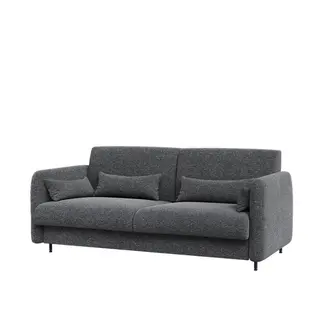 Sofa Bed Concept BC-19 do półkotapczanu BC-12 | 184x74X93 cm | Szary | Grafit | funkcjonalna | do małych wnętrz | oszczędność miejsca