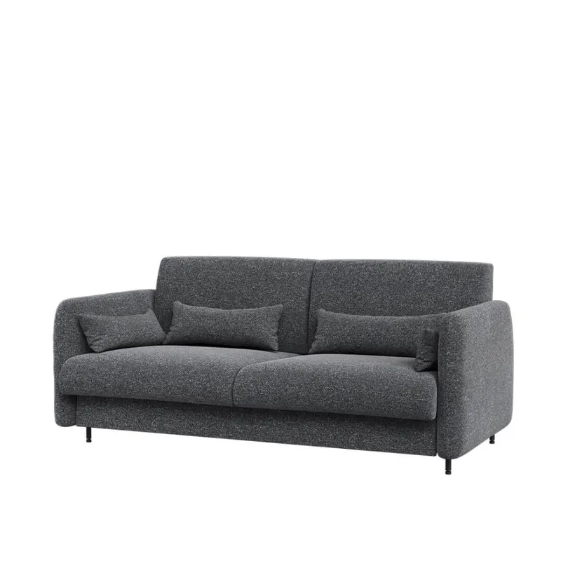 Sofa Bed Concept BC-19 do półkotapczanu BC-12 | 184x74X93 cm | Dąb Artisan | Grafit | funkcjonalna | do małych wnętrz | oszczędność miejsca