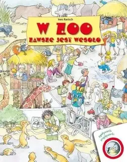 W zoo jest wesoło książka z zagadkami dla dzieci Debit