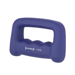 Ciężarek kastet żeliwny pokryty neoprenem HMS CK15 2x1.5 kg - dark blue