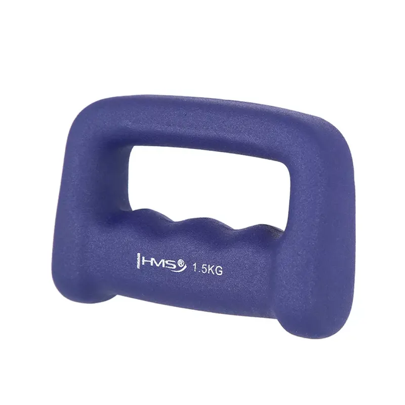 Ciężarek kastet żeliwny pokryty neoprenem HMS CK15 2x1.5 kg - dark blue