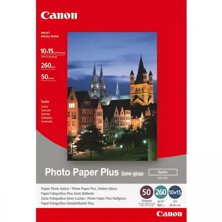 Canon Papier Canon SG-201 półbłyszczący Photo Paper Plus 10x16 50 arkuszy 1686B015