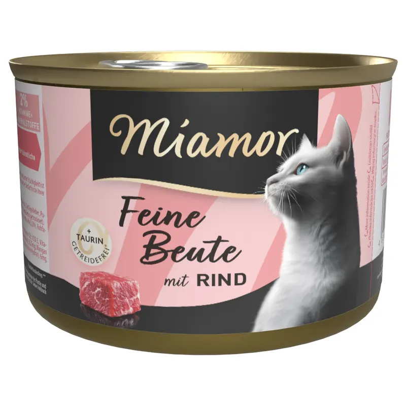 Miamor Feine Beute, 12 x 185 g - Wołowina