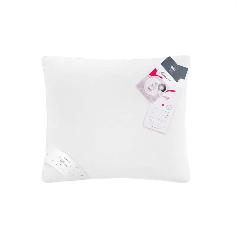 Poduszka Basic AMZ | 70x80 cm | Biały | biały puch gęsi 70%