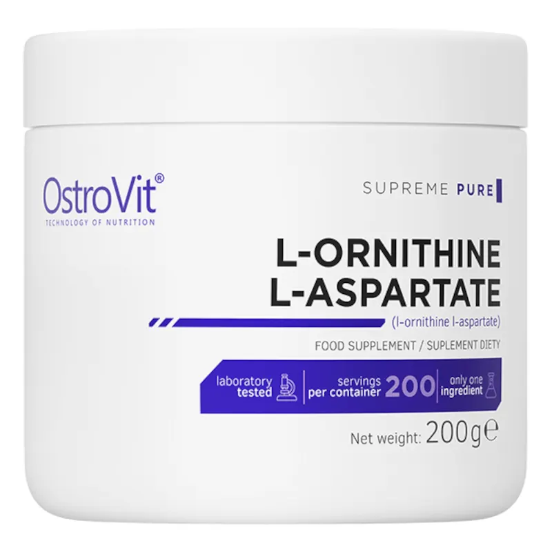 Aminokwasy Ornityna Ostrovit L-Ornithine L-Aspartate 200g