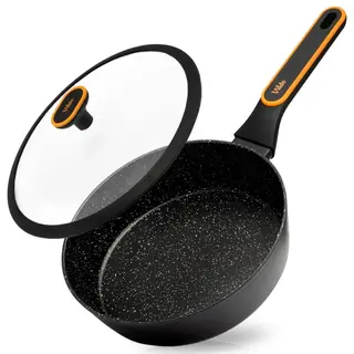 Patelnia granitowa ze szklaną pokrywką TERRUNA 24 cm