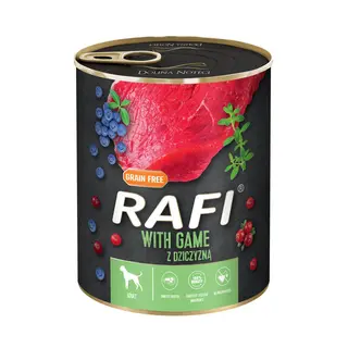 DOLINA NOTECI Rafi z dziczyzną - mokra karma dla psa - 800g