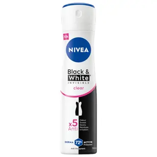 NIVEA Black & White Clear Antyperspirant Spray 150ml
