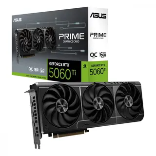 Asus Karta graficzna GeForce RTX 5060 Ti Prime OC 16GB GDDR7 128BIT 3DP/HDMI