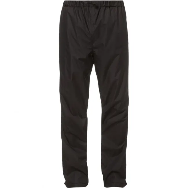 Vaude Men's Fluid Pants II, spodnie przeciwdeszczowe, męskie, czarne