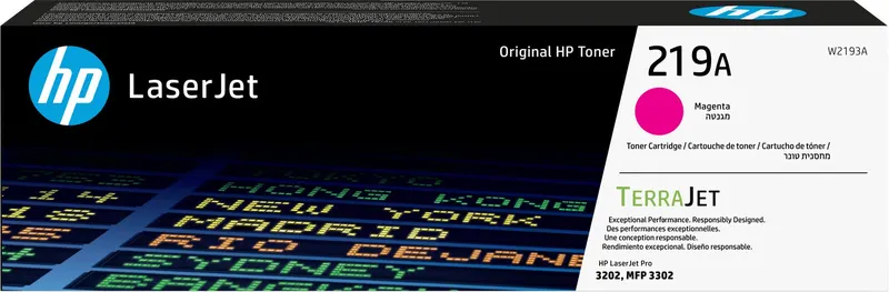 Oryginalny wkład z purpurowym tonerem HP 219A LaserJet