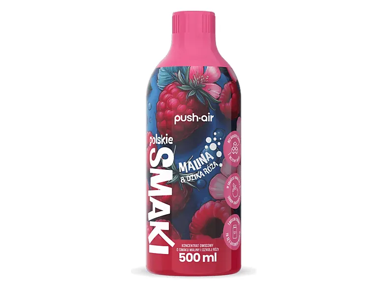 Koncentrat do wody DAFI PushAir Malina i dzika róża 500 ml Wielokolorowy