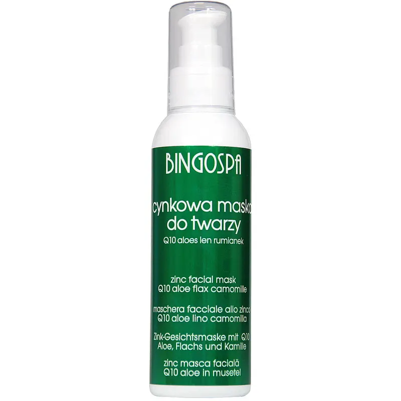 Cynkowa maska do twarzy BINGOSPA