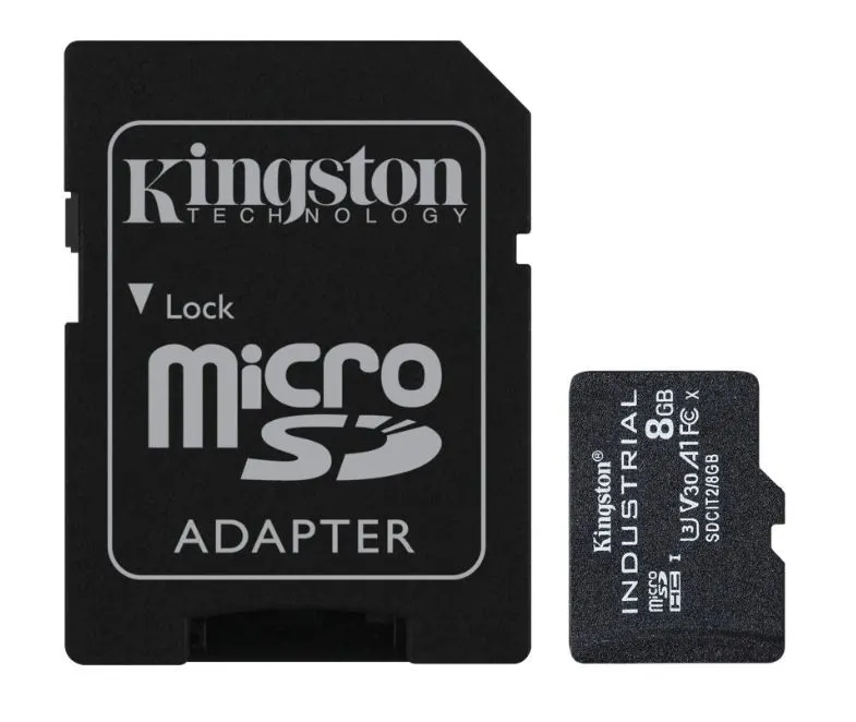 Kingston Karta pamięci microSD 8GB CL10 UHS-I Industrial bez adaptera