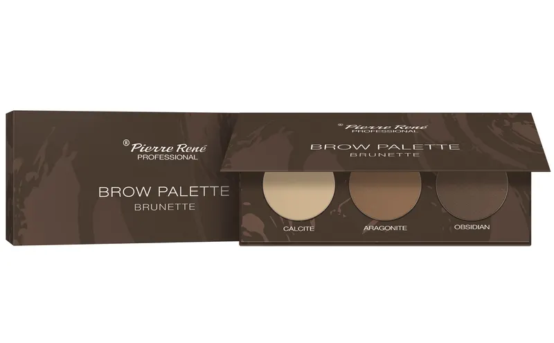 Pierre Rene Paleta Cieni do Brwi 03 Brunette