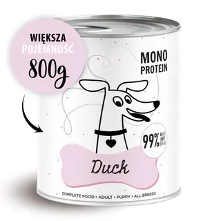 PAKA ZWIERZAKA Pepe Duck Mono - mokra karma dla psa - 800g